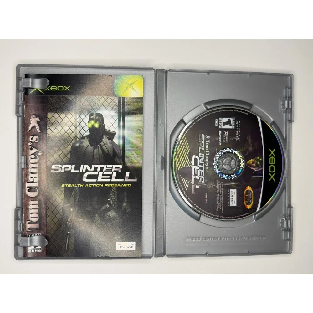 Tom Clancy's Splinter Cell (Microsoft Xbox) Platinum Hits Version CIB
